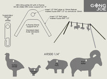 Silhouette Animaux NRA Animal Silhouettes Kit