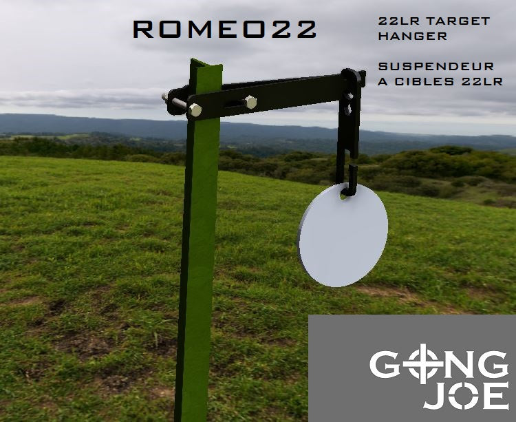 Romeo22 Paquet de 4 Support à cibles 22lr pour pieux en