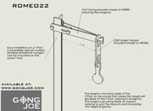 Romeo22 Support à cibles 22lr pour pieux en "T"  / Romeo22 "T" Post Rimfire target hanger