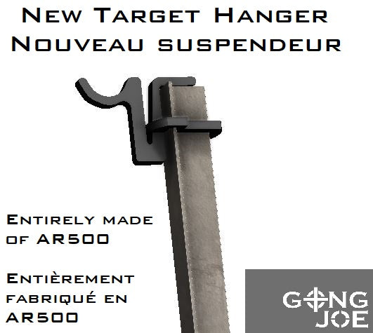 Support de cible gong en acier et cintre pour support de cible verticle 2X4  -  France