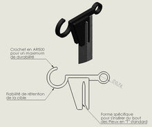 Combo Rimfire Silhouette + T-POST support