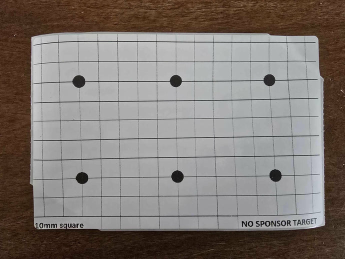 Self adhesive target - free shipping