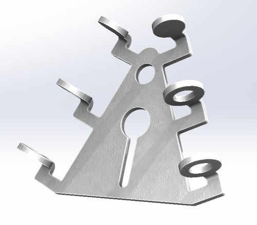 Braquettes (2x) pour support à cibles *Nouvelle version* / Brackets for target stand *New version*