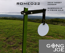 Romeo22 Paquet de 4 Support à cibles 22lr pour pieux en "T"  / Romeo22 Pack of 4 "T" Post Rimfire target hanger